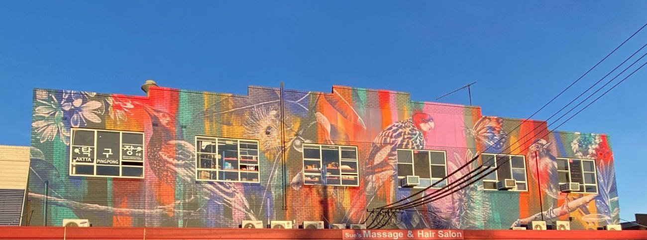 Parramatta Council News_ Native wildlife mural in Rydalmere
